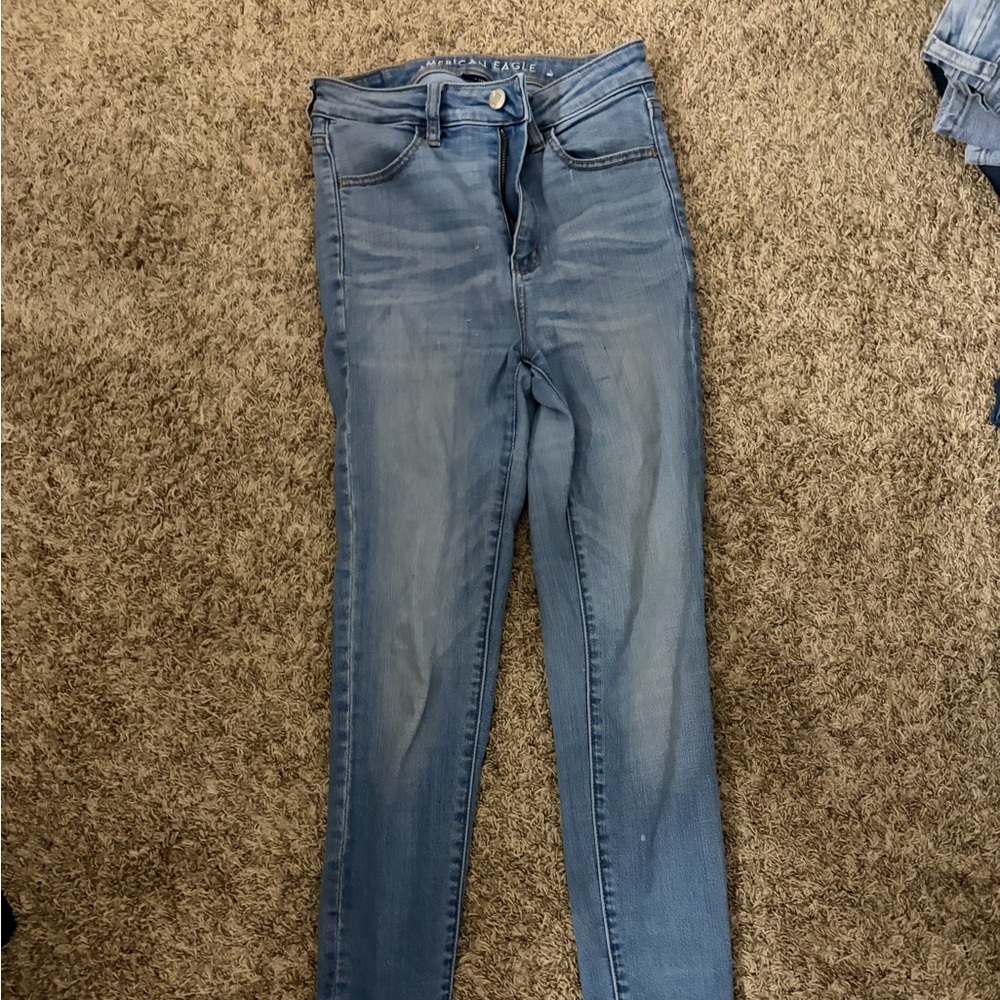 American Eagle Outfitters Light Blue Skinny Jeans
